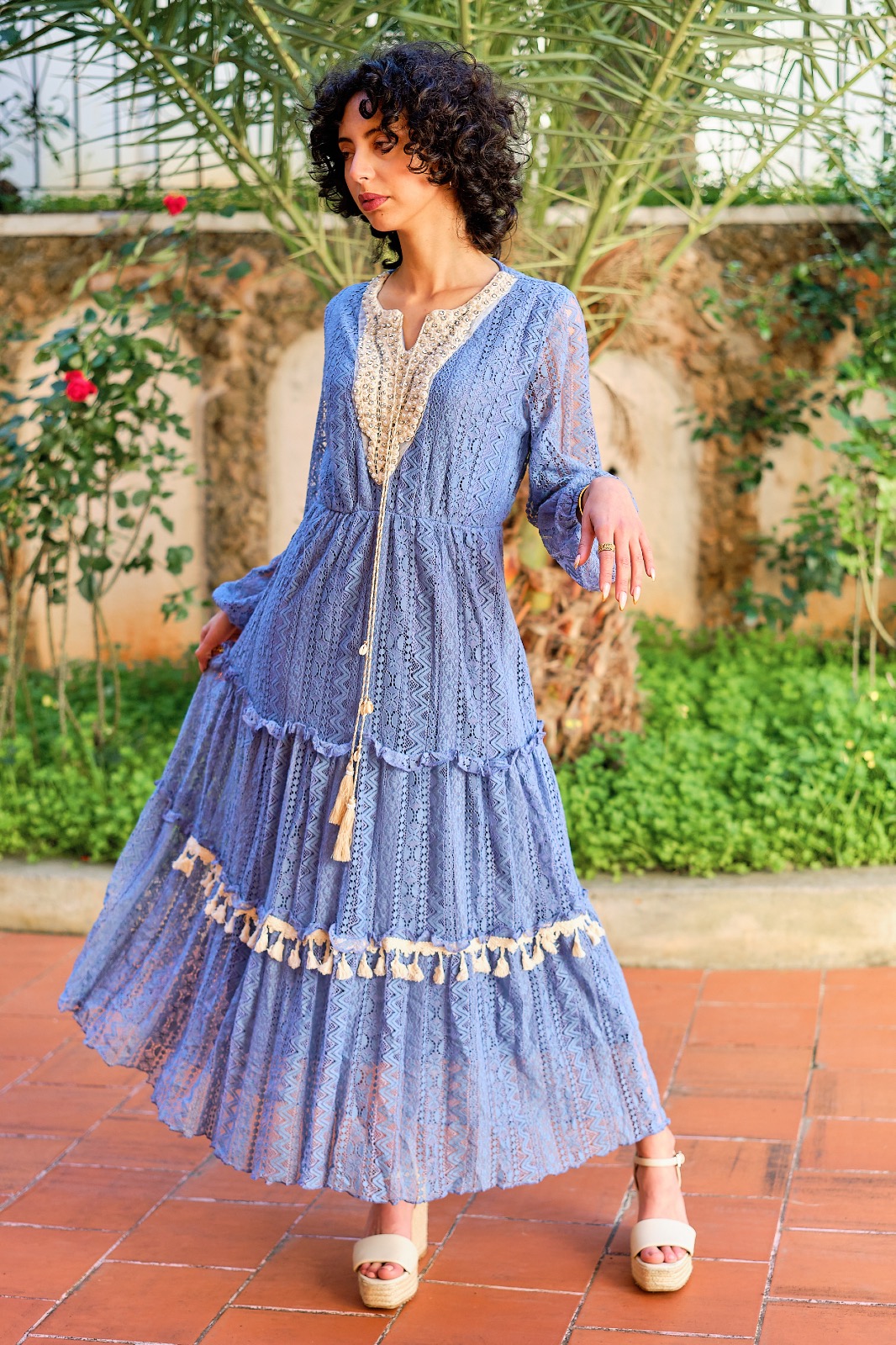 ROBE BOHÊME BLEU 