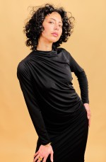 ROBE NOIR LYCRA 