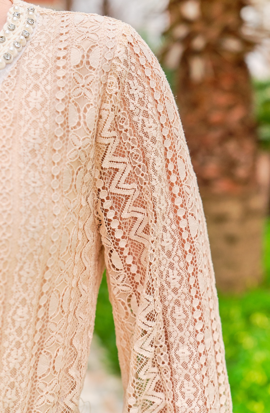 Robe bohème Beige et strass