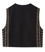 Gilet Black and Gold