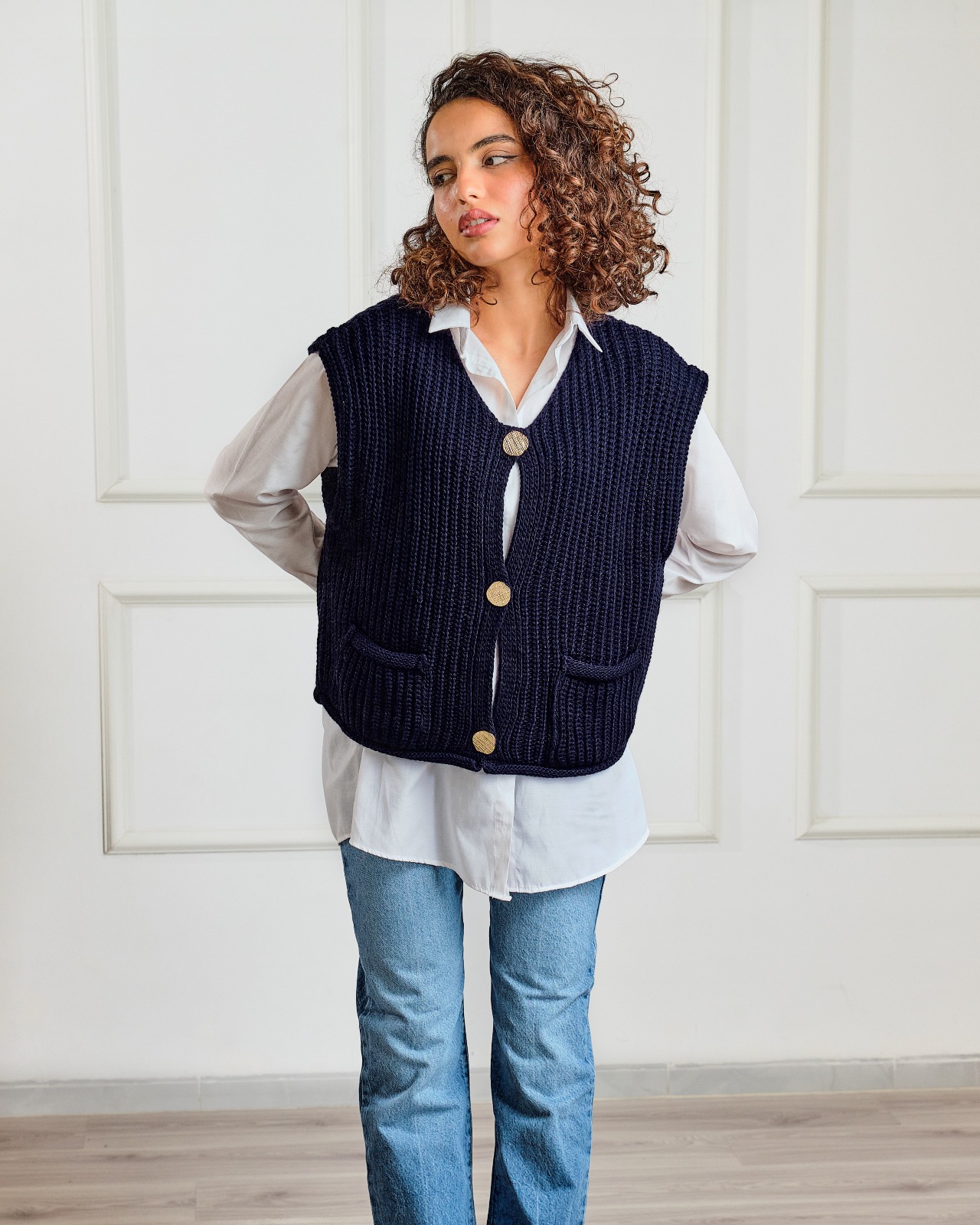 Gilet Bleu marine 