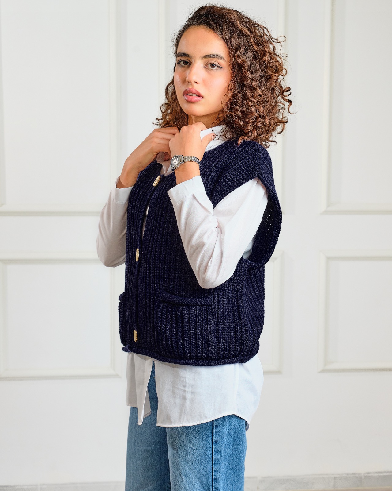 Gilet Bleu marine 