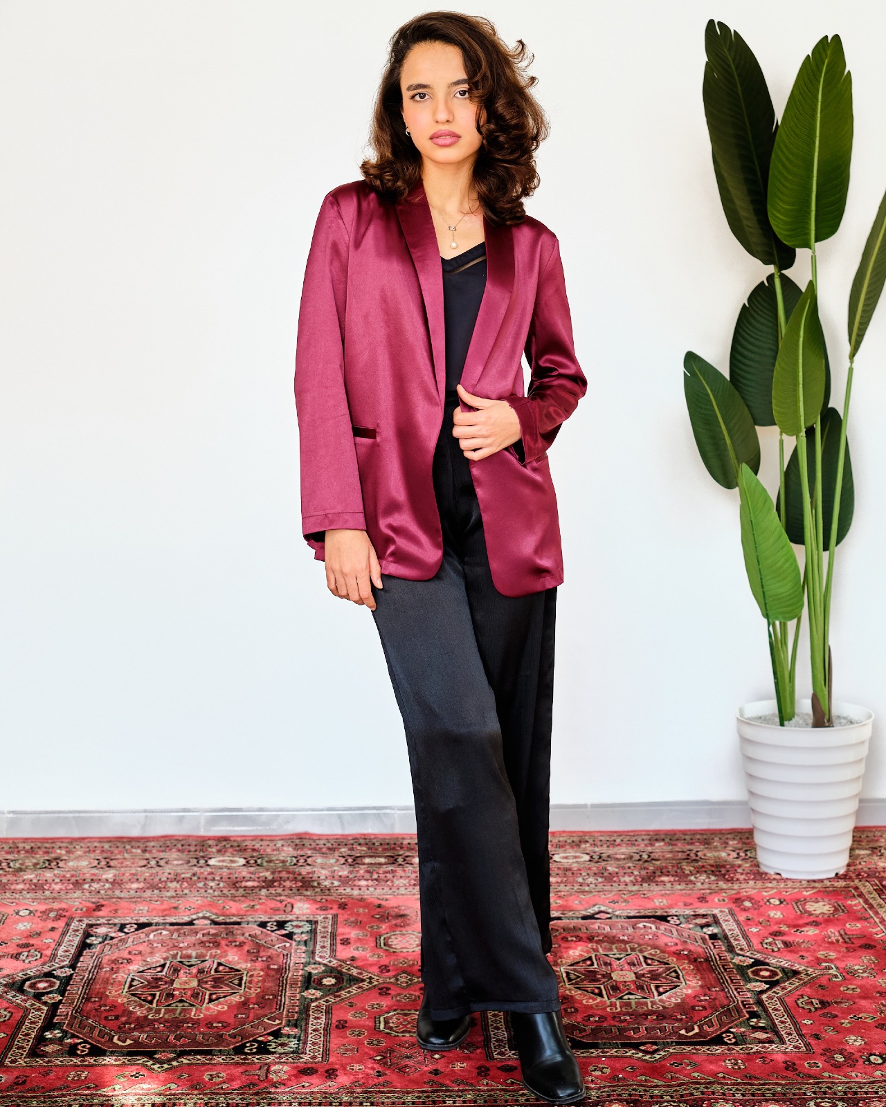 Blazer Glamour cerise