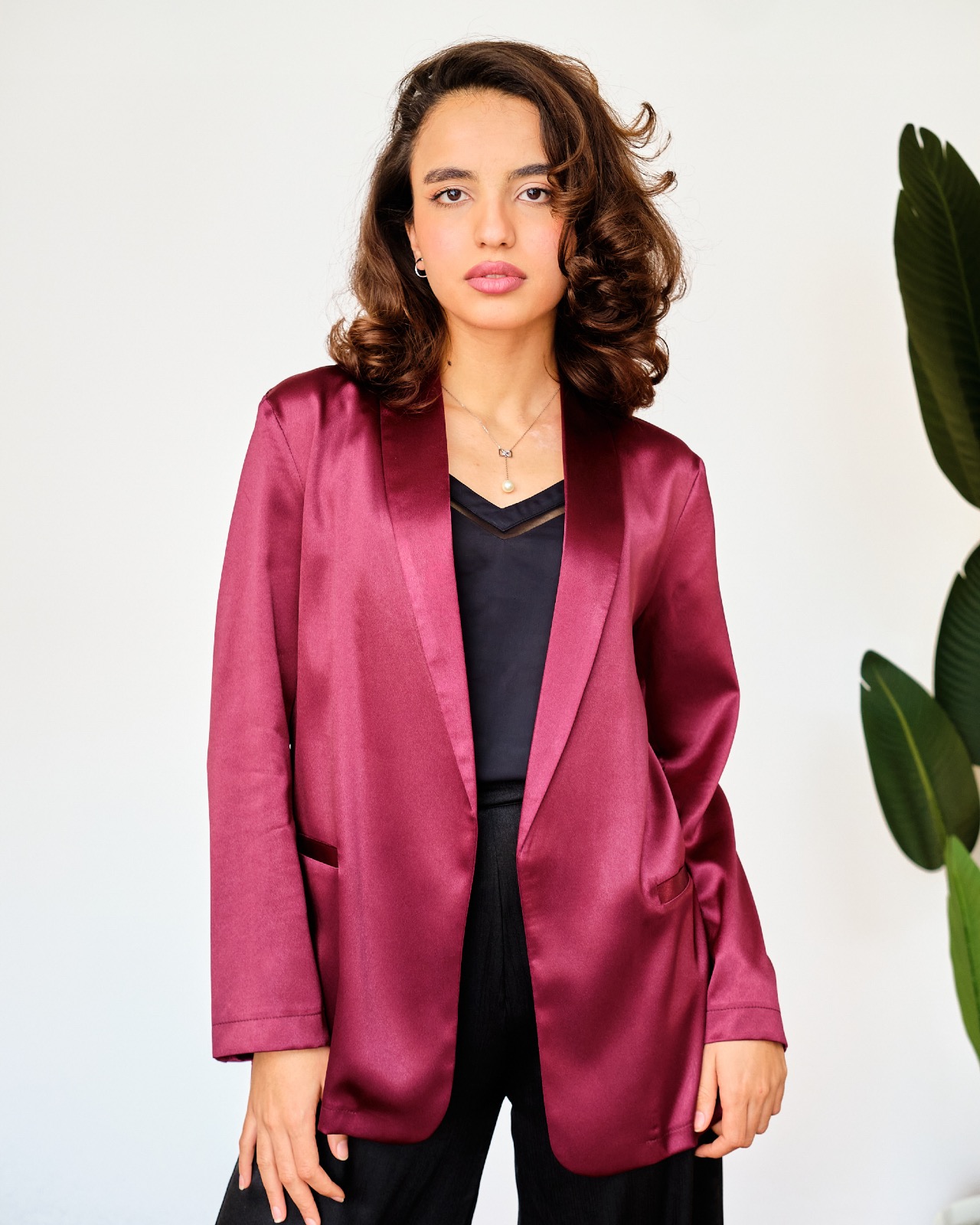 Blazer Glamour cerise