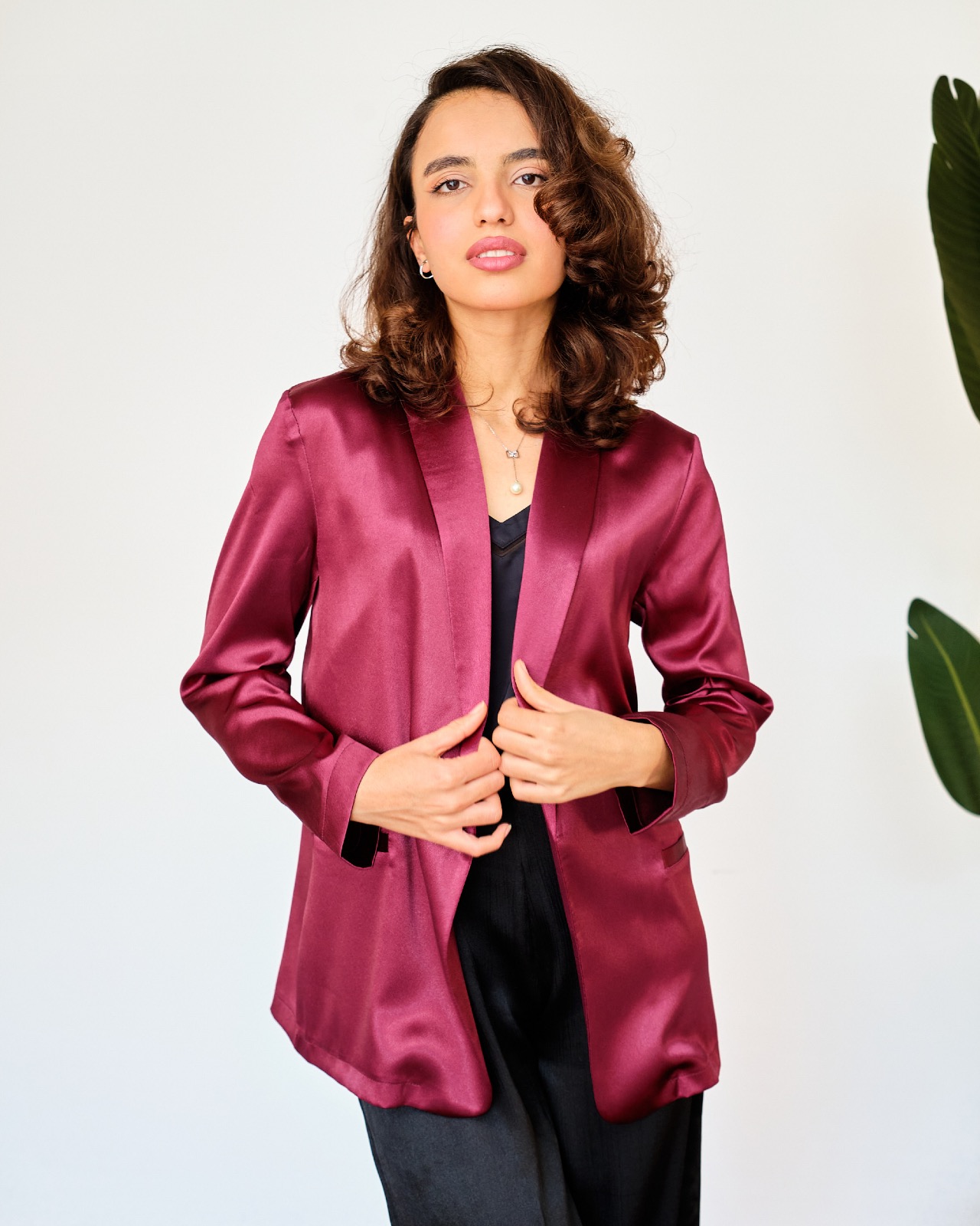 Blazer Glamour cerise