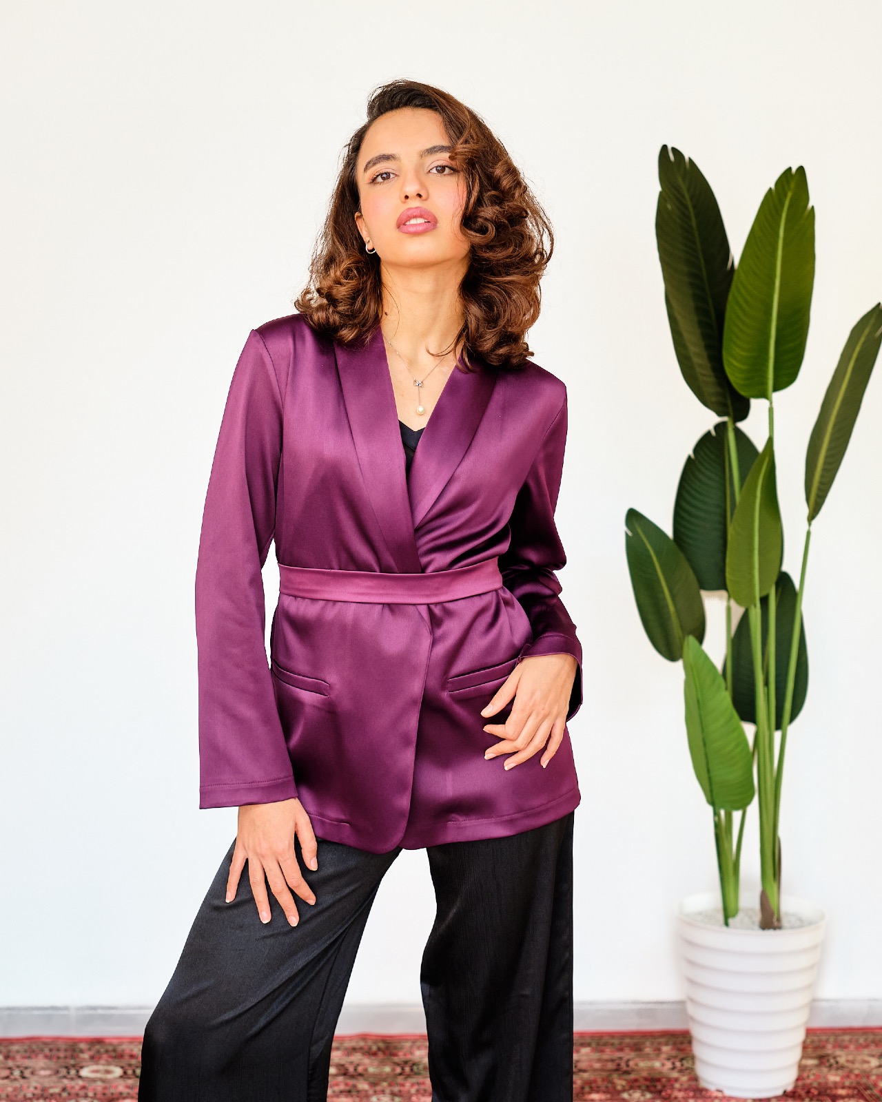 Blazer Glamour Prune