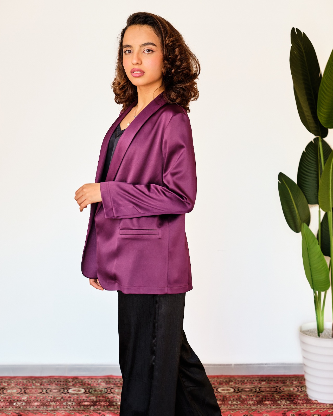 Blazer Glamour Prune