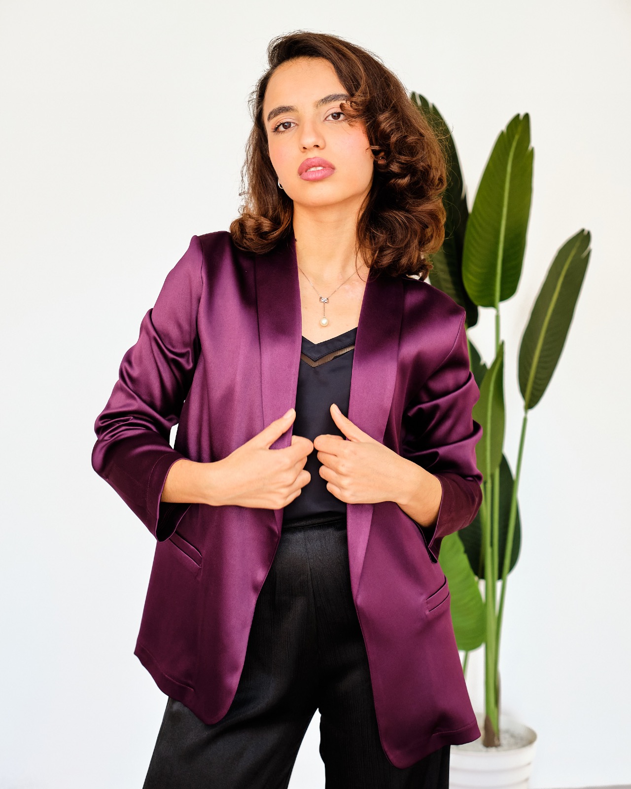 Blazer Glamour Prune