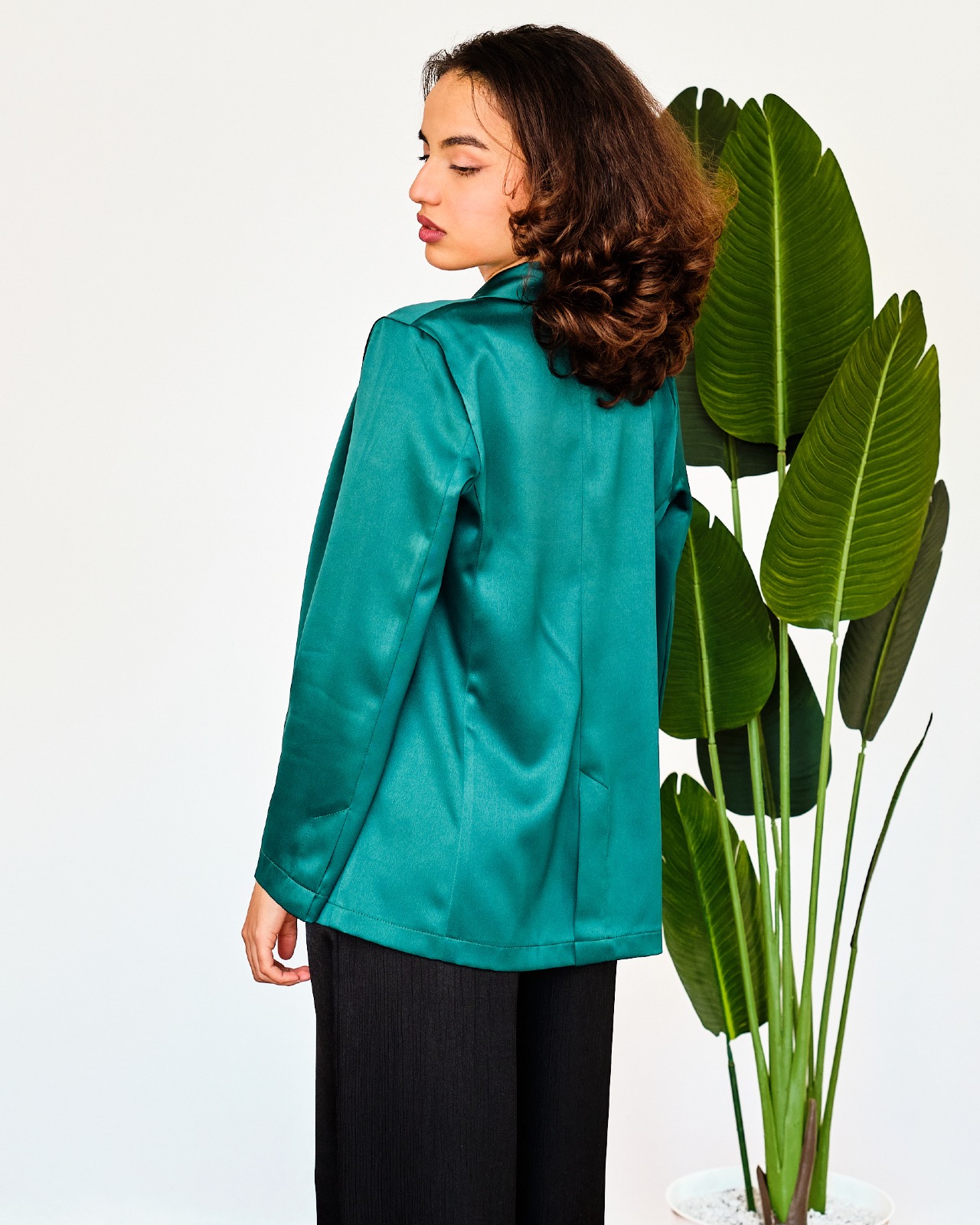 Blazer Glamour vert émeraude 