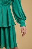 Robe romantique verte