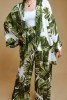 Ensemble kimono pantalon tropical