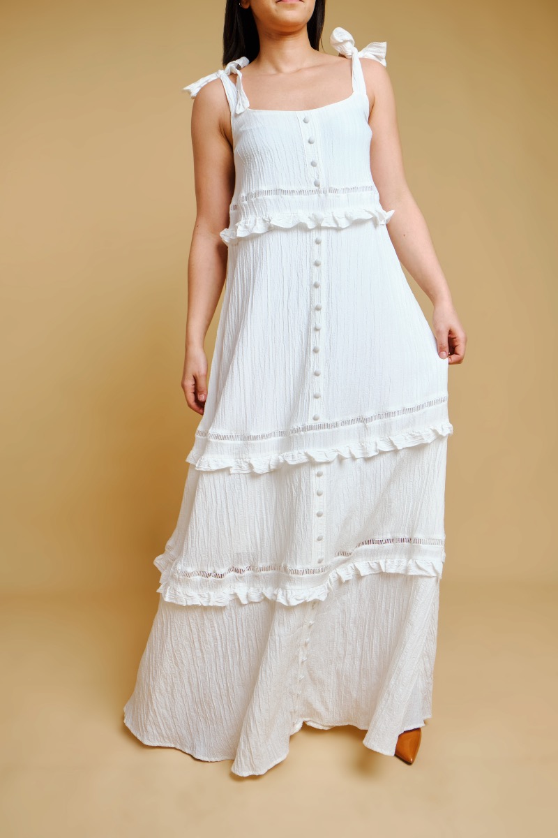 Robe Bohême blanche 