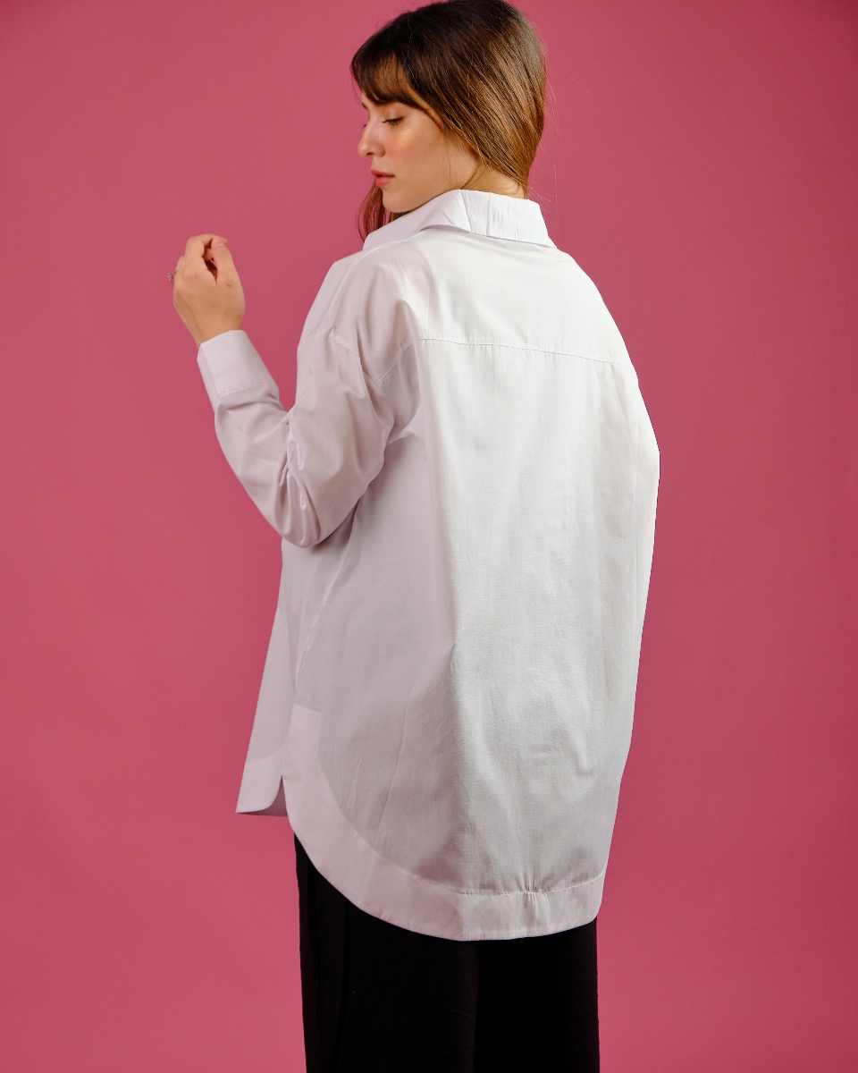 Chemise blanche oversize