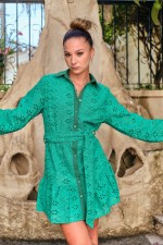 Robe vert citron 